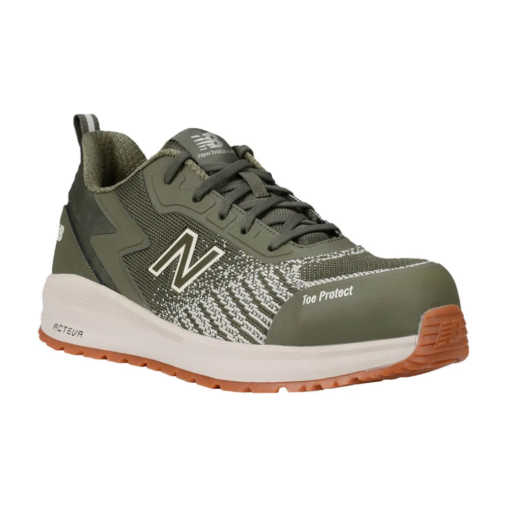 New Balance Speedware Herren Sicherheitsschuh S1P - Oliv/Weiß - Foto 4