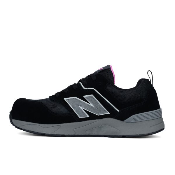 New Balance Elite Lite Damen Sicherheitsschuh S1PL - Schwarz/Rosé - Foto 2