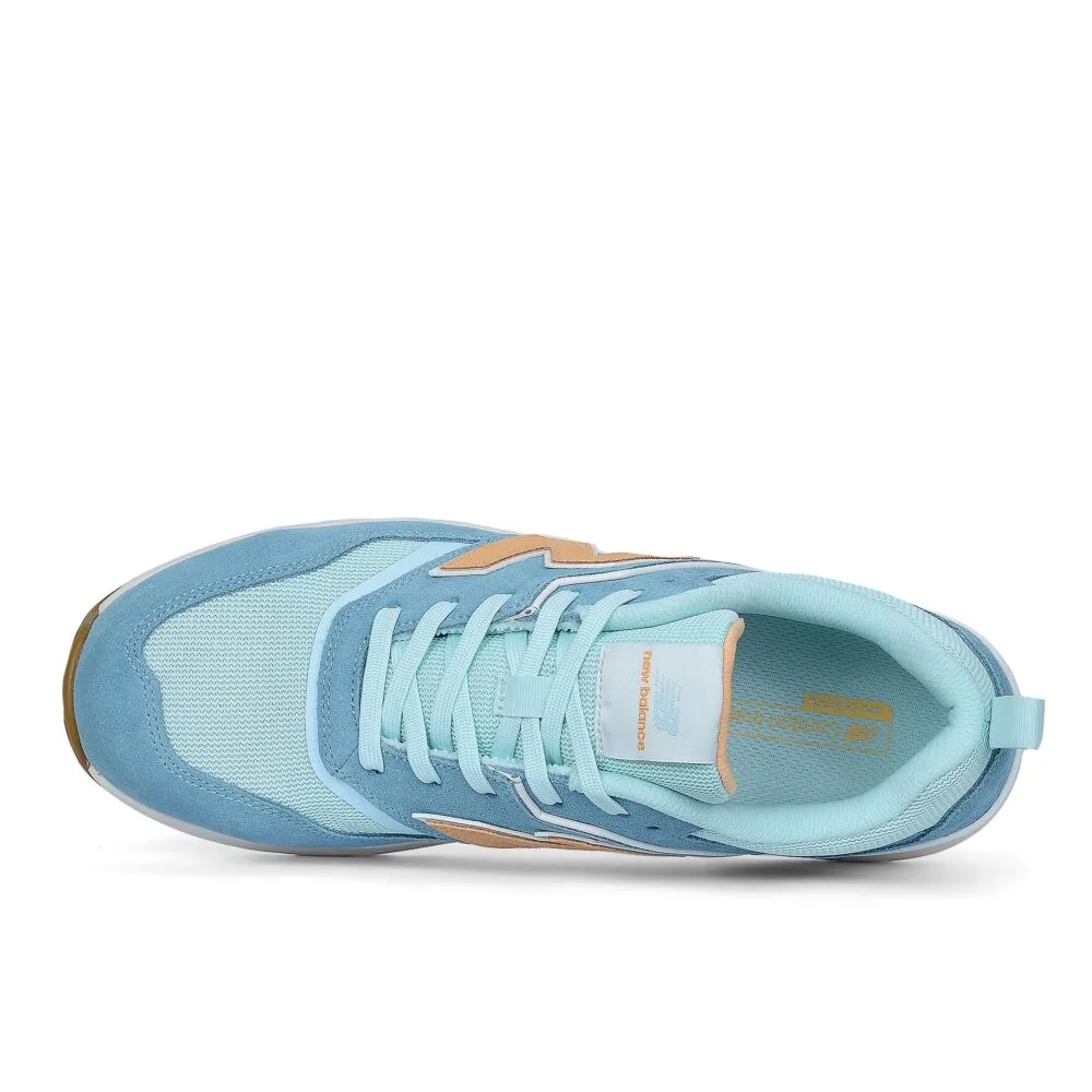 New Balance Elite Lite Damen Sicherheitsschuh S1PL - Milchblau/Orange - Foto 3