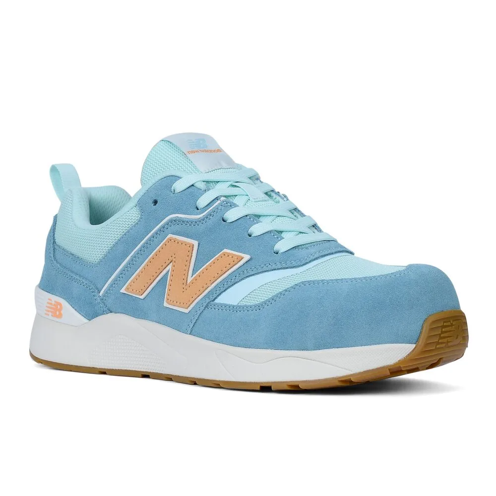 New Balance Elite Lite Damen Sicherheitsschuh S1PL - Milchblau/Orange - Foto 4