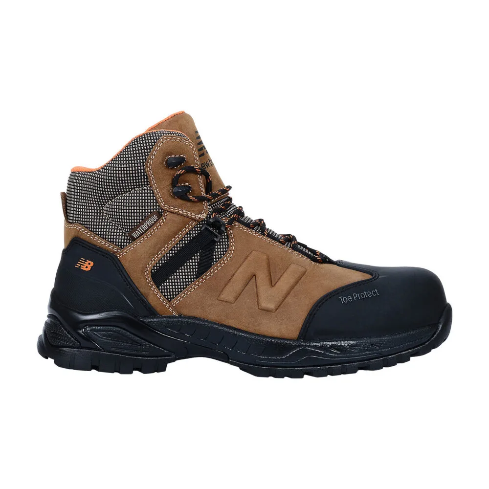 New Balance Allsite Herren wasserdichter Sicherheitsstiefel S3 WR - Rustikalbraun/Schwarz