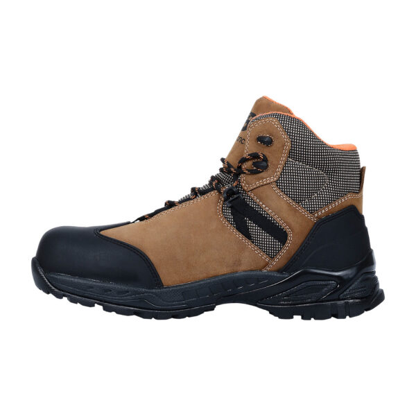 New Balance Allsite Herren wasserdichter Sicherheitsstiefel S3 WR - Rustikalbraun/Schwarz - Foto 2