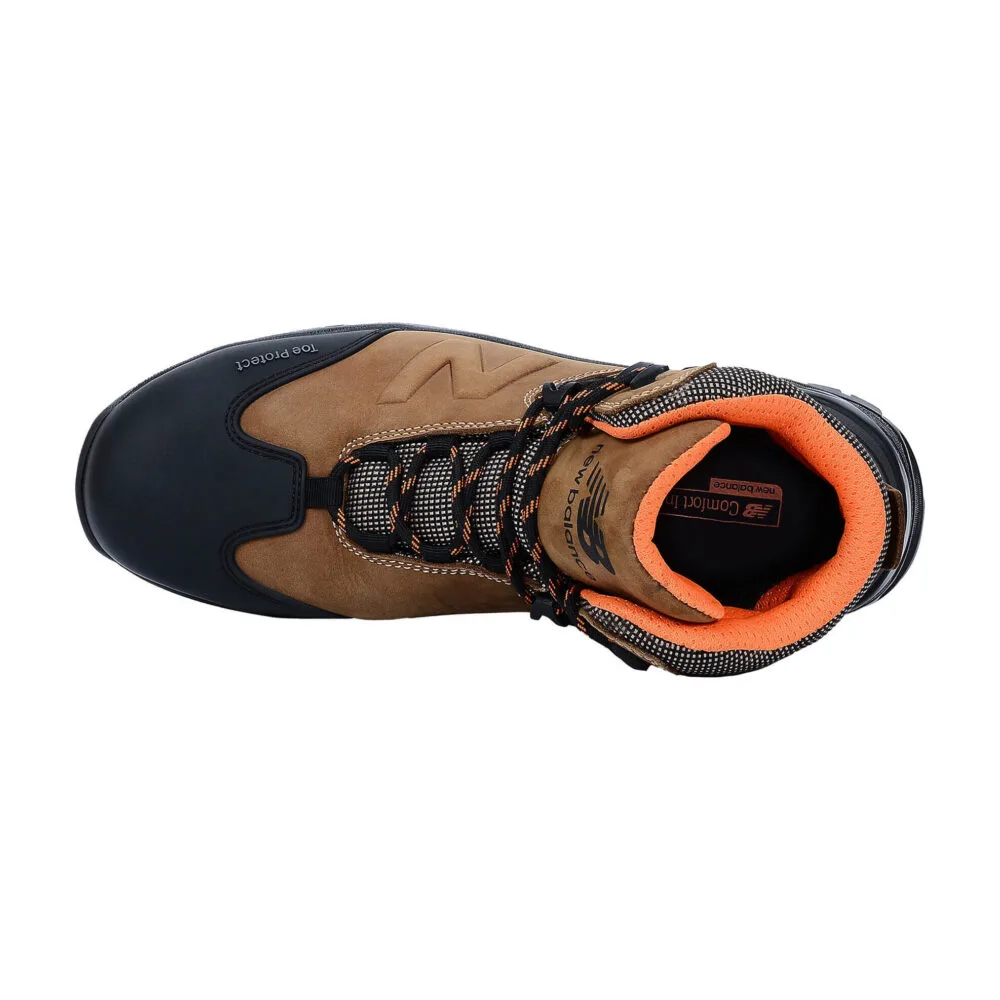 New Balance Allsite Herren wasserdichter Sicherheitsstiefel S3 WR - Rustikalbraun/Schwarz - Foto 3