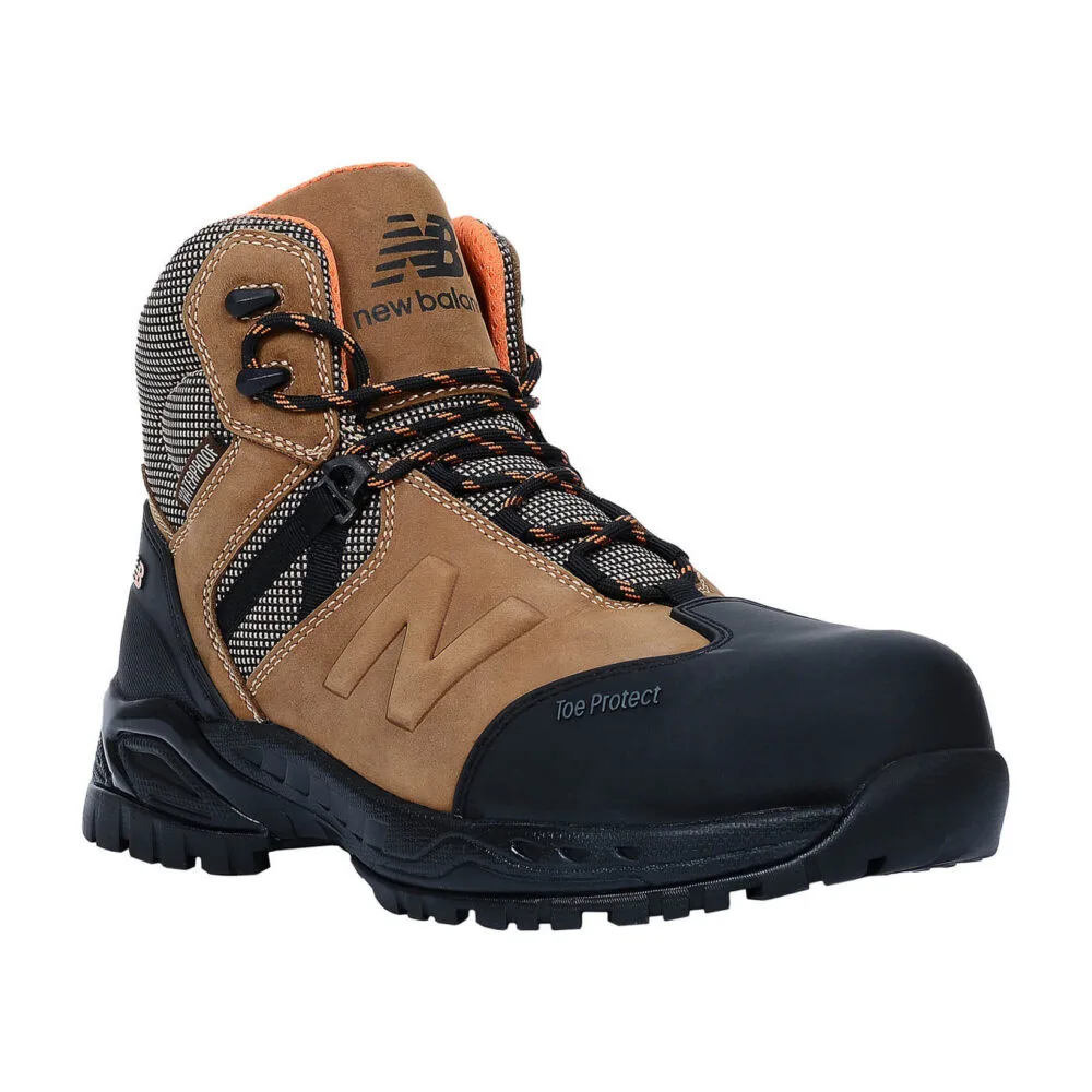 New Balance Allsite Herren wasserdichter Sicherheitsstiefel S3 WR - Rustikalbraun/Schwarz - Foto 4