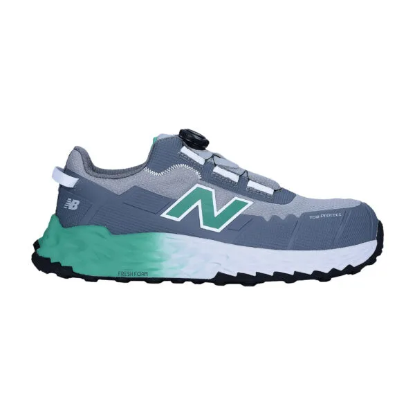 New Balance Fresh Foam Cremorne BOA Herren Sicherheitsschuh S3L - Alloy/Grün
