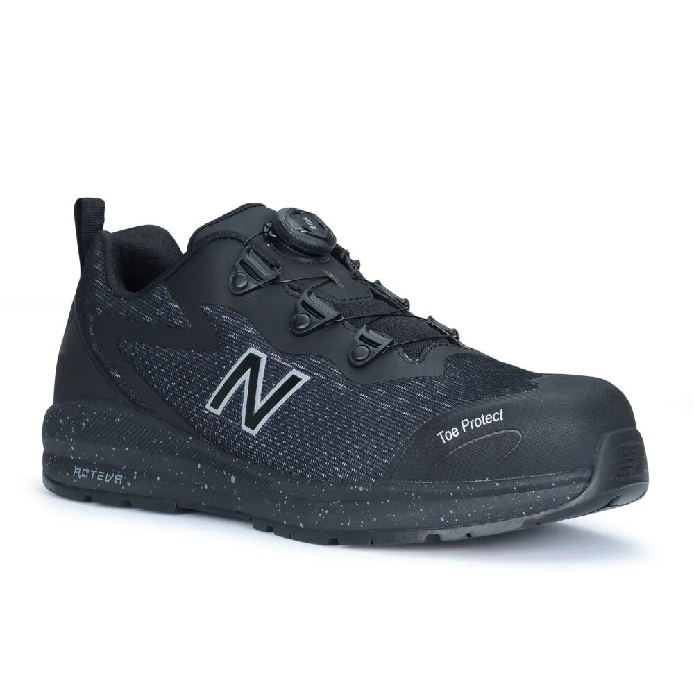 New Balance Logic BOA Herren Sicherheitsschuh S1PL - Schwarz/Orange - Foto 4