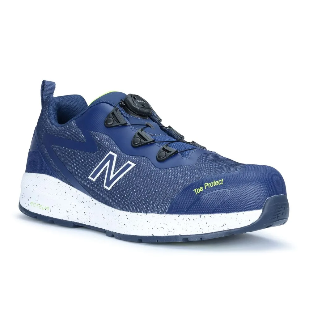 New Balance Logic BOA Herren Sicherheitsschuh S1PL - Marine/Limette - Foto 4