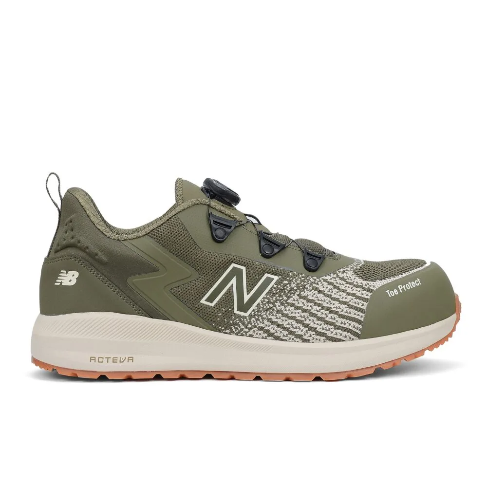 New Balance Speedware BOA Herren Sicherheitsschuh S1P - Oliv/Weiß