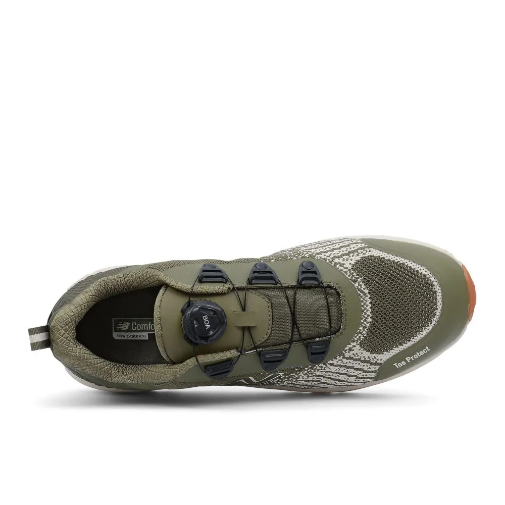 New Balance Speedware BOA Herren Sicherheitsschuh S1P - Oliv/Weiß - Foto 3