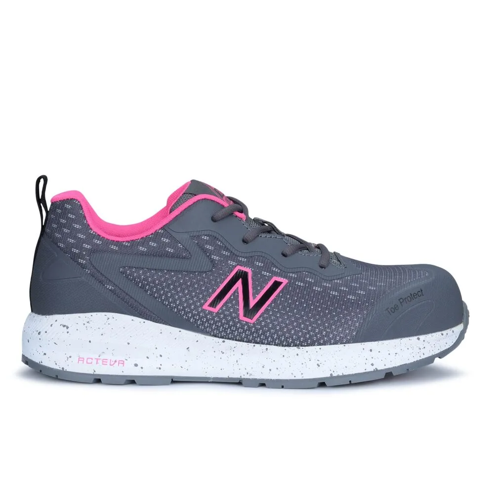 New Balance Logic Damen Sicherheitsschuh S1PL - Grau/Pink