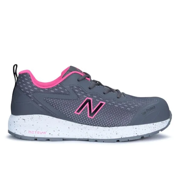 New Balance Logic Damen Sicherheitsschuh S1PL - Grau/Pink