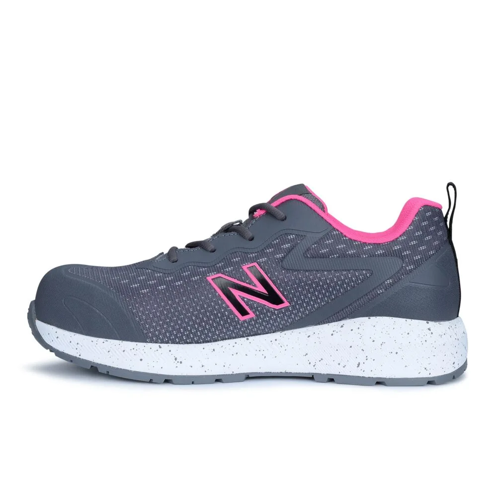 New Balance Logic Damen Sicherheitsschuh S1PL - Grau/Pink - Foto 2