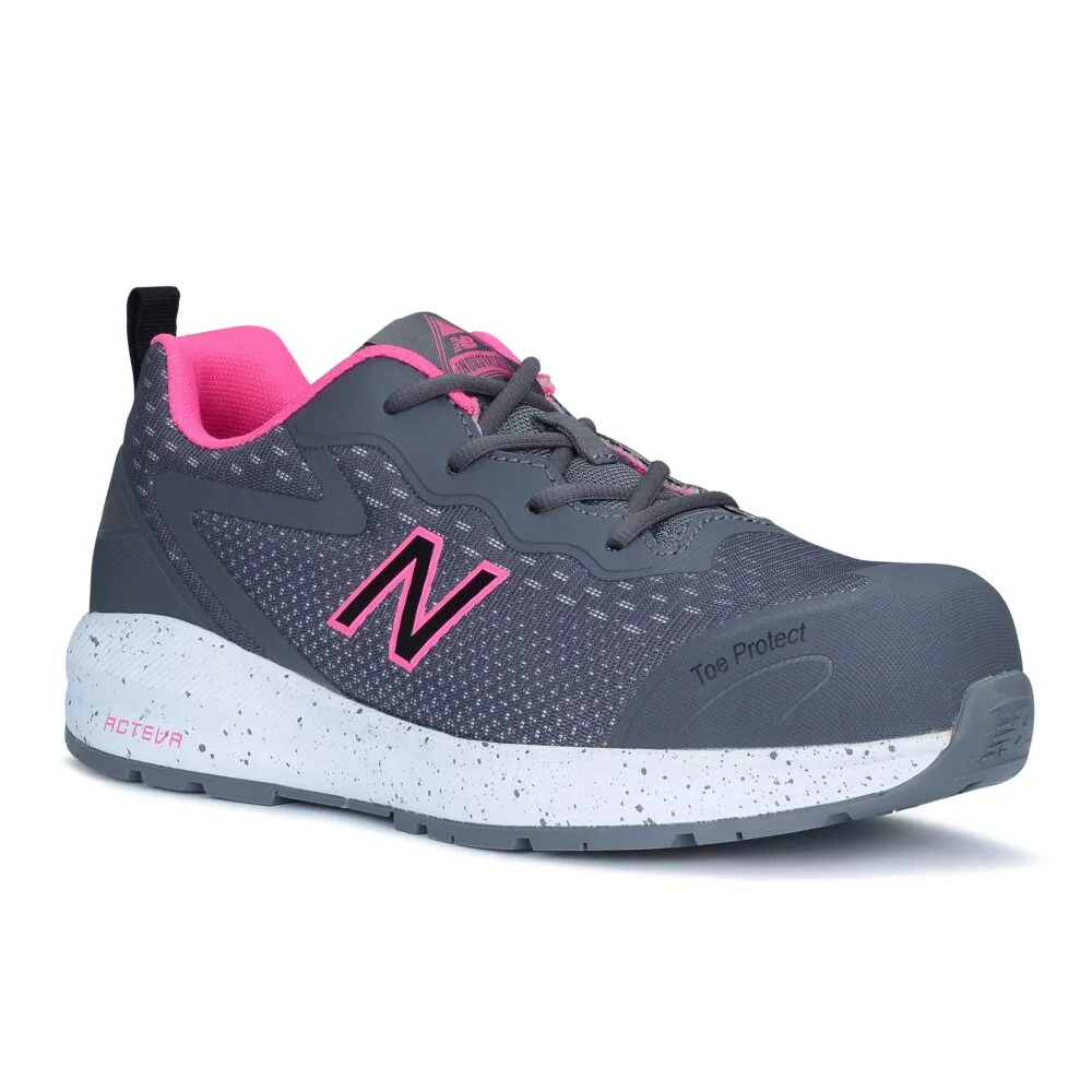 New Balance Logic Damen Sicherheitsschuh S1PL - Grau/Pink - Foto 4