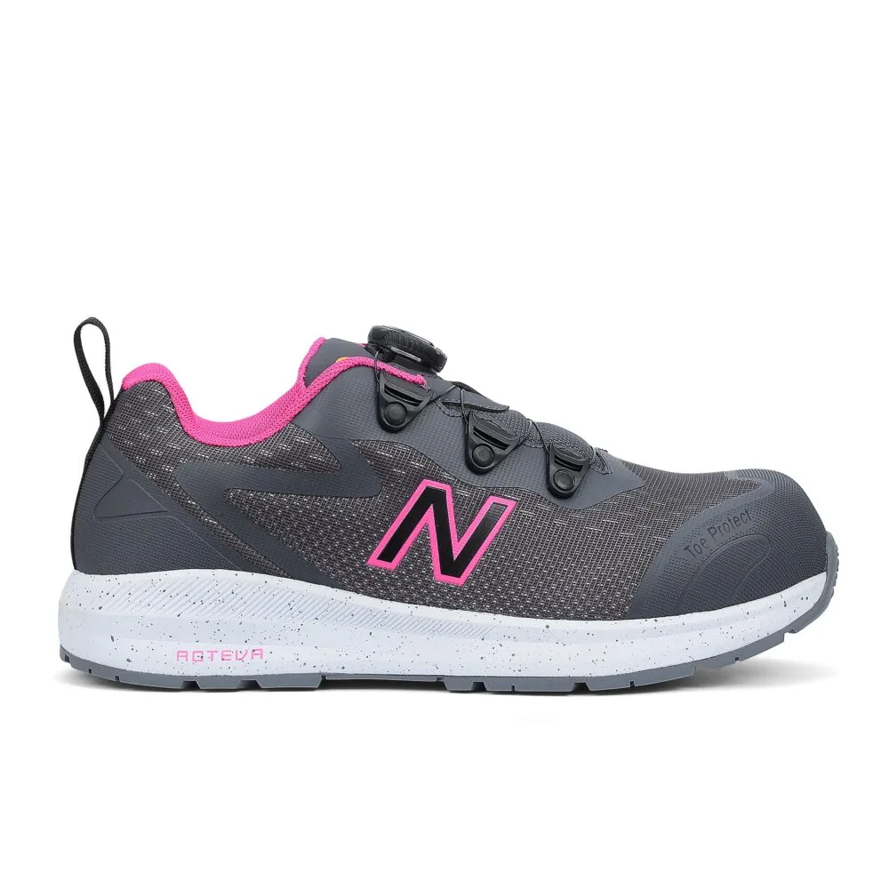 New Balance Logic BOA Damen Sicherheitsschuh S1PL - Grau/Pink